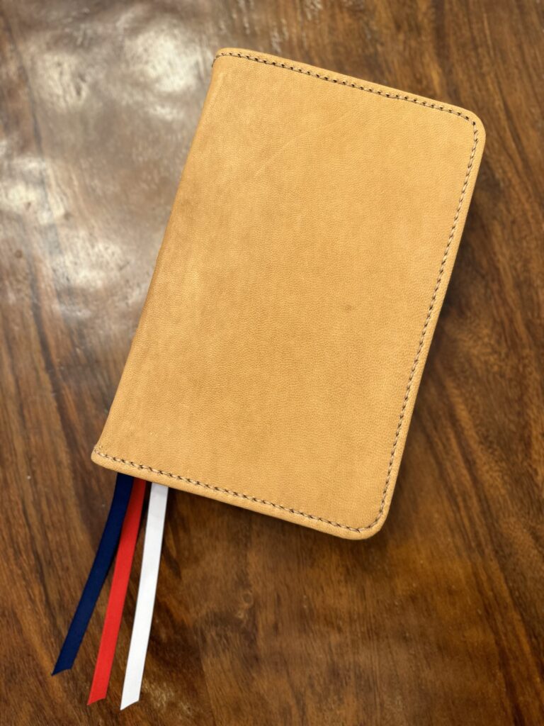 NLT canyon goatskin front cover view